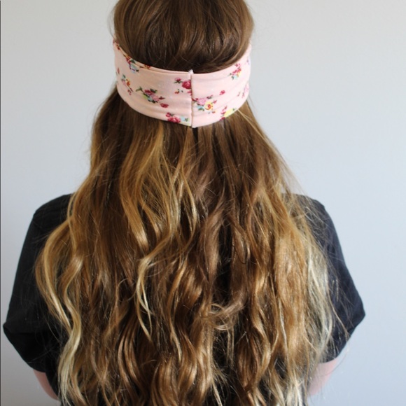 🆕4 pack floral yoga headbands / stretch cotton - Picture 2 of 8